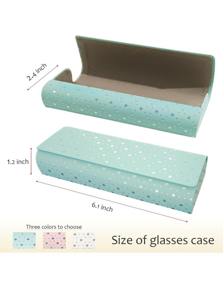 Estuche Duro para Gafas HSYMQ 3PCS Colores Variados
