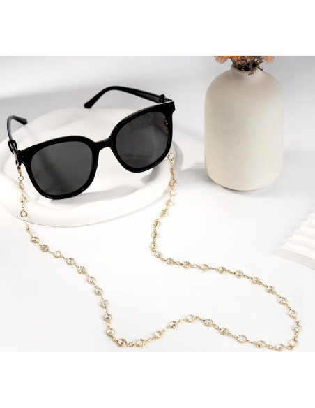 Cadena de Gafas BILIONE de Cristal para Mujeres y Niñas - 76 cm