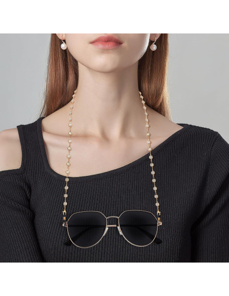 Cadena de Gafas BILIONE de Cristal para Mujeres y Niñas - 76 cm
