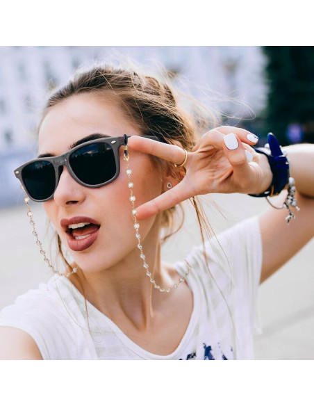 Cadena de Gafas BILIONE de Cristal para Mujeres y Niñas - 76 cm