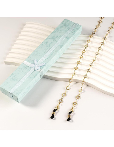 Cadena de Gafas BILIONE de Cristal para Mujeres y Niñas - 76 cm