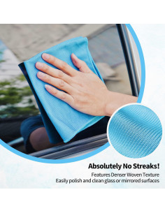 Paño de Limpieza de Vidrio HOMERHYME - 10 Unidades Microfibra 2