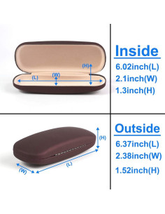 Estuche Duro para Gafas RayLove Unisex 15.24x5.08cm 2