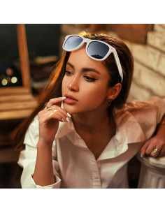 Gafas de sol cuadradas Joopin UV400 polarizadas unisex 2