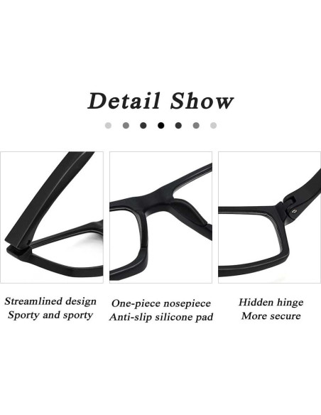 Gafas Deportivas SooGree con Lentes Recetados y Correa Ajustable