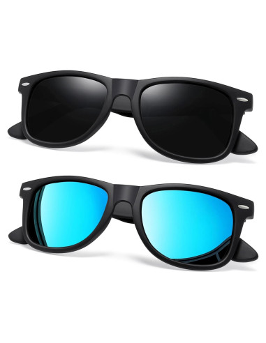 Gafas de sol cuadradas Joopin UV400 polarizadas unisex
