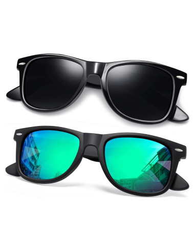 Gafas de sol Joopin polarizadas UV400 unisex paquete de 2