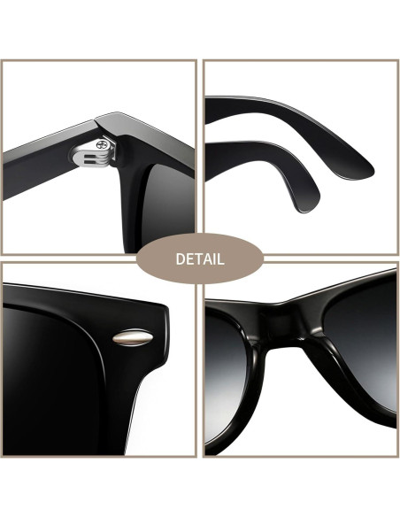 Gafas de sol Joopin polarizadas UV400 unisex paquete de 2