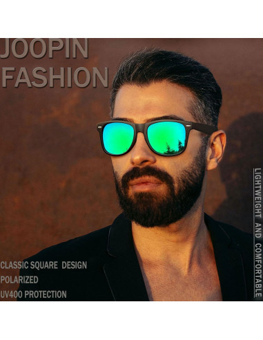 Gafas de sol Joopin cuadradas polarizadas UV400 unisex
