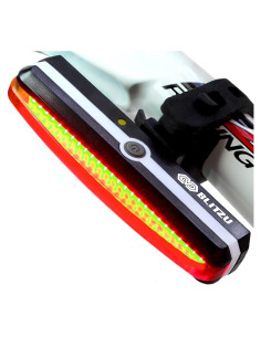Luz LED Recargable BLITZU Cyborg 168H para Bicicleta