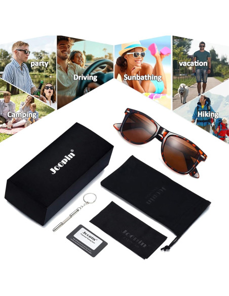 Gafas de sol Joopin cuadradas polarizadas UV400 unisex