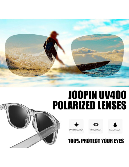 Gafas de sol Joopin cuadradas polarizadas UV400 unisex