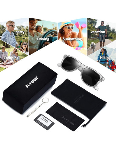 Gafas de sol Joopin cuadradas polarizadas UV400 unisex