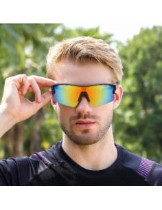 Gafas de sol deportivas WoodCloris UV400 para hombres y mujeres 2