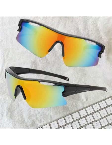 Gafas de sol deportivas WoodCloris UV400 para hombres y mujeres