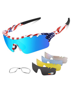 Gafas de sol deportivas BangLong con 5 lentes intercambiables