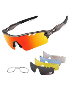 Gafas de sol deportivas BangLong con 5 lentes UV400
