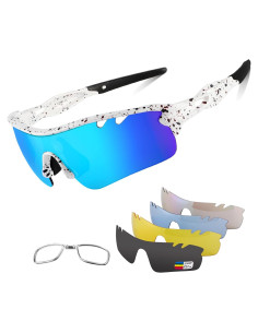 Gafas de sol deportivas BangLong con 5 lentes intercambiables