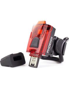 Luz Trasera para Casco Serfas Phoenix HLMT-2 USB Recargable 2