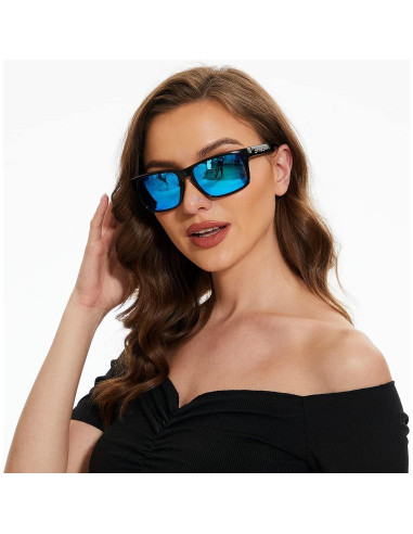 Gafas de sol Bnus B7066 con lentes de vidrio polarizadas