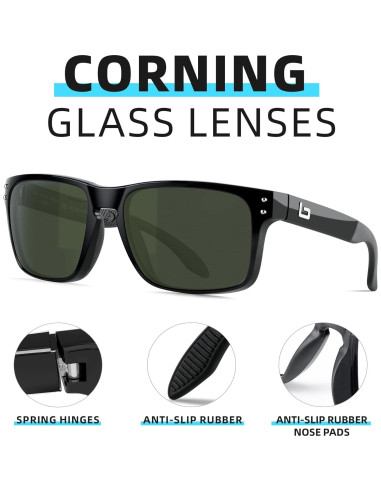 Gafas de sol Bnus B7066 con lentes de vidrio Corning