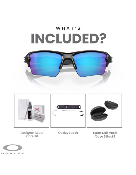 Gafas de sol Oakley Flak 2.0 XL con correa y kit cuidado