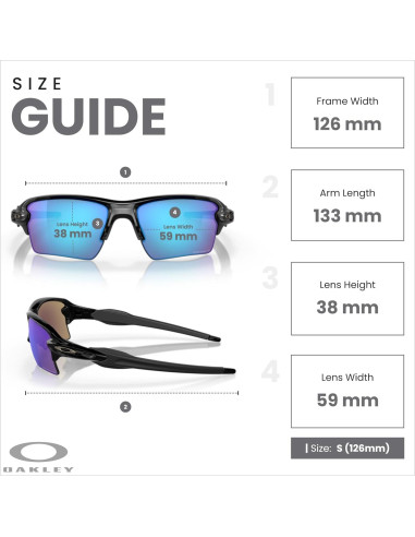 Gafas de sol Oakley Flak 2.0 XL con correa y kit cuidado