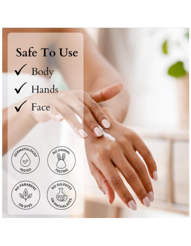 Crema Hidratante de Aceite de Coco Nature Well 284g - Piel Suave y Flexible