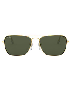 Gafas de Sol Ray-Ban RB3136 Caravan 58mm Oro/G-15 Verde