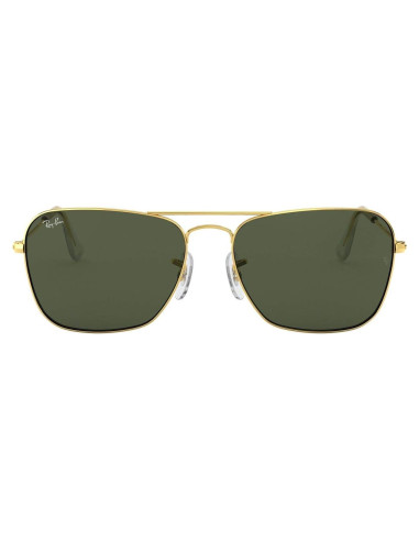Gafas de Sol Ray-Ban RB3136 Caravan 58mm Oro/G-15 Verde