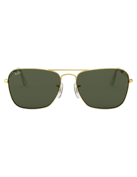 Gafas de Sol Ray-Ban RB3136 Caravan 58mm Oro/G-15 Verde