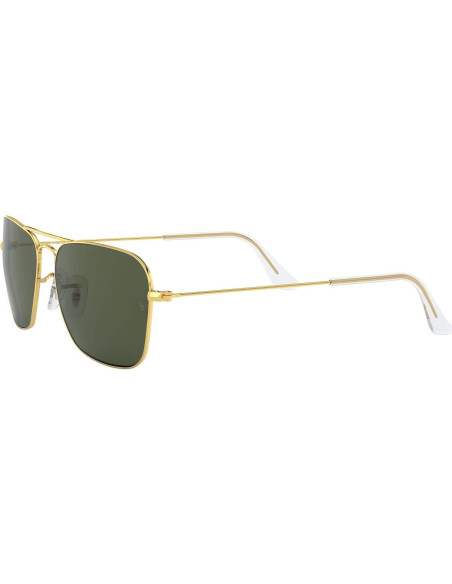 Gafas de Sol Ray-Ban RB3136 Caravan 58mm Oro/G-15 Verde