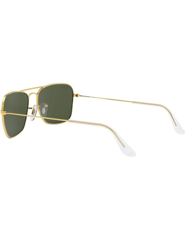 Gafas de Sol Ray-Ban RB3136 Caravan 58mm Oro/G-15 Verde