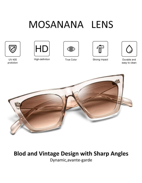 Gafas de sol Mosanana SHINE UV400 para mujeres modernas