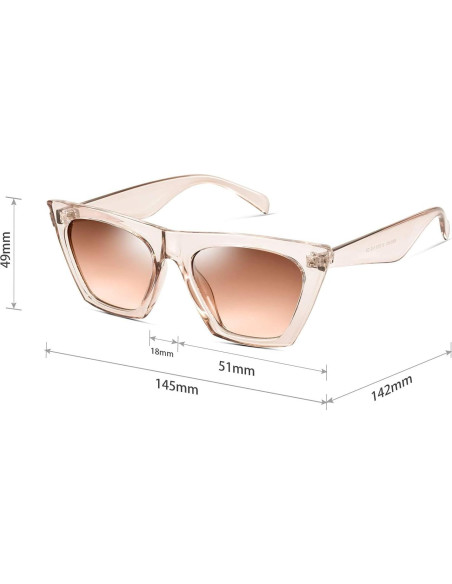 Gafas de sol Mosanana SHINE UV400 para mujeres modernas