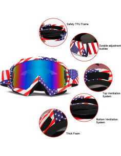 Gafas de Motocross SPOSUNE MT-003 con Protección UV 2