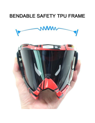 Gafas de Motocross SPOSUNE UV400 para ATV y Dirt Bike