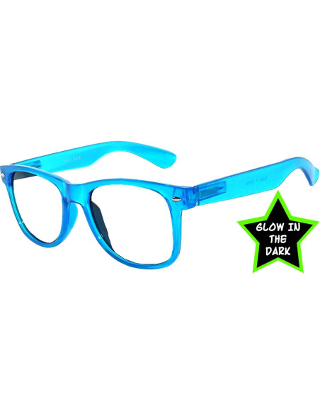Gafas de Sol Retro Unisex OWL Azul Claro 55mm UV