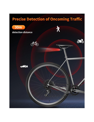 Luz Trasera de Radar Onvian KS-SF31 Recargable IPX64