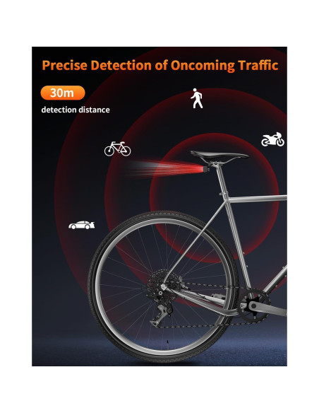 Luz Trasera de Radar Onvian KS-SF31 Recargable IPX64