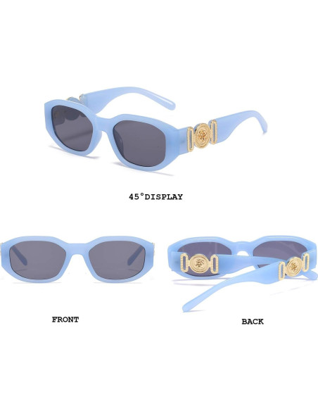 Gafas de sol rectangulares BUTABY UV400 para mujeres