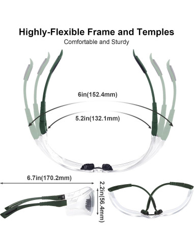 Gafas de Tiro Xaegistac Antivaho con Estuche Duro