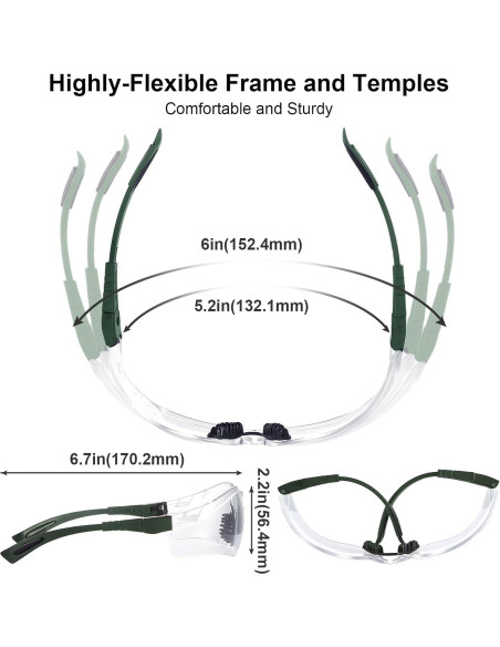 Gafas de Tiro Xaegistac Antivaho con Estuche Duro