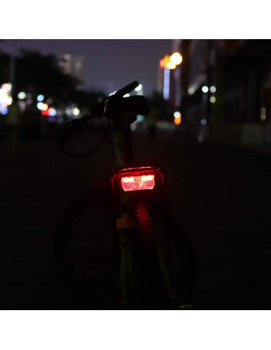 Luz Trasera para Bicicleta Onature LED 4PCS IPX5 2 Modos