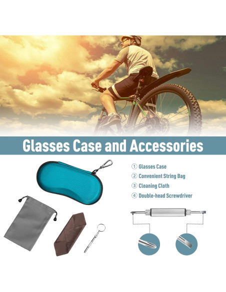 Funda de Gafas Fintie AGSB Resistente a Golpes con Mosquetón