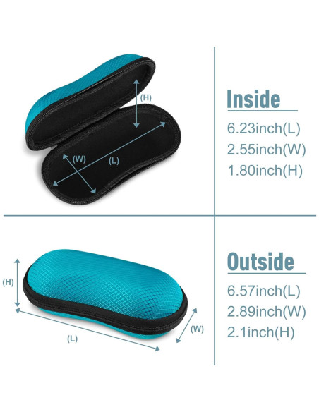 Funda de Gafas Fintie AGSB Resistente a Golpes con Mosquetón