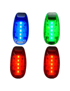 Luz Trasera LED Constefire - Paquete de 4, Impermeable, 3 Modos