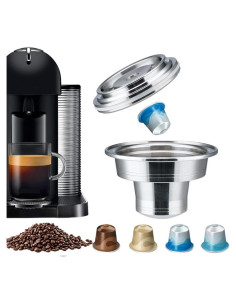 Adaptador de cápsulas reutilizables V,ertuo para Nespresso GCA1