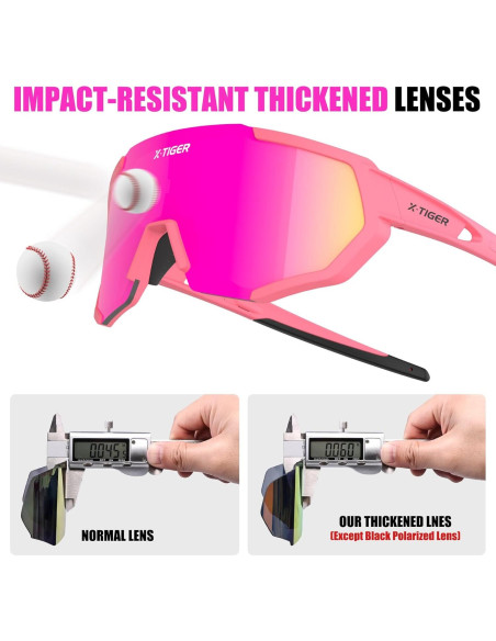 Gafas de Sol Deportivas X-TIGER con 5 Lentes Intercambiables