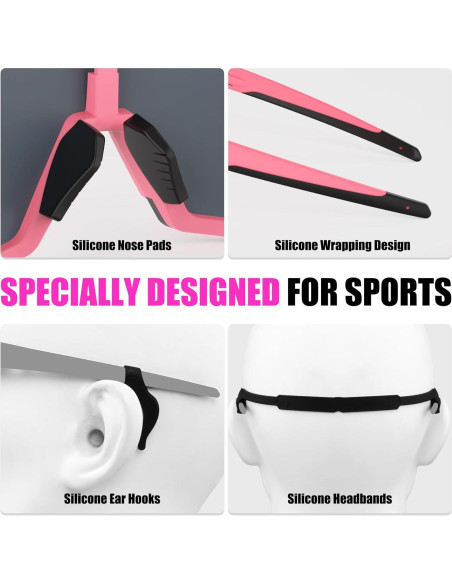 Gafas de Sol Deportivas X-TIGER con 5 Lentes Intercambiables